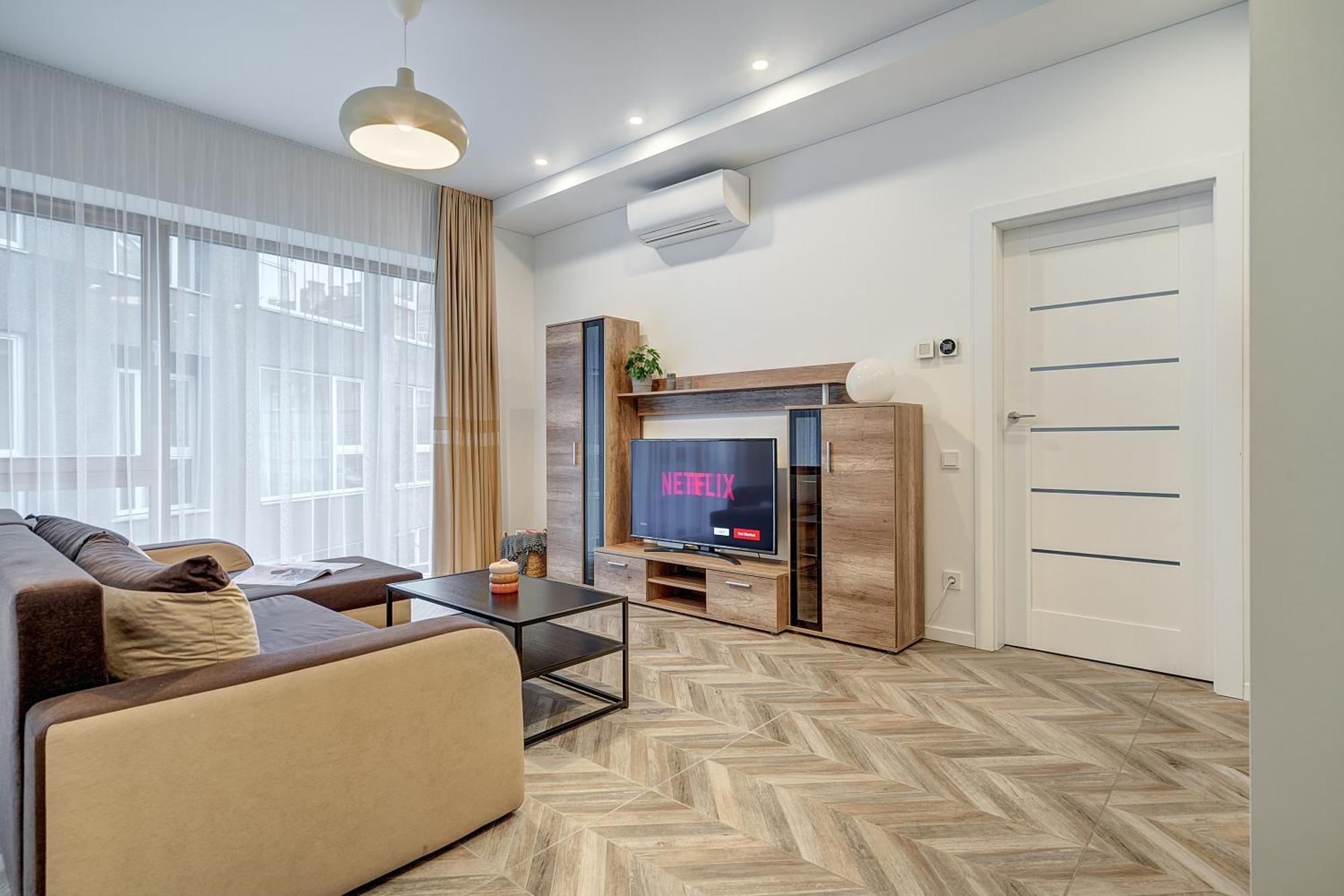 Cohost I New Basteja Life Apartments W-Garage Prkg & Self Check-In VNO Quarto foto